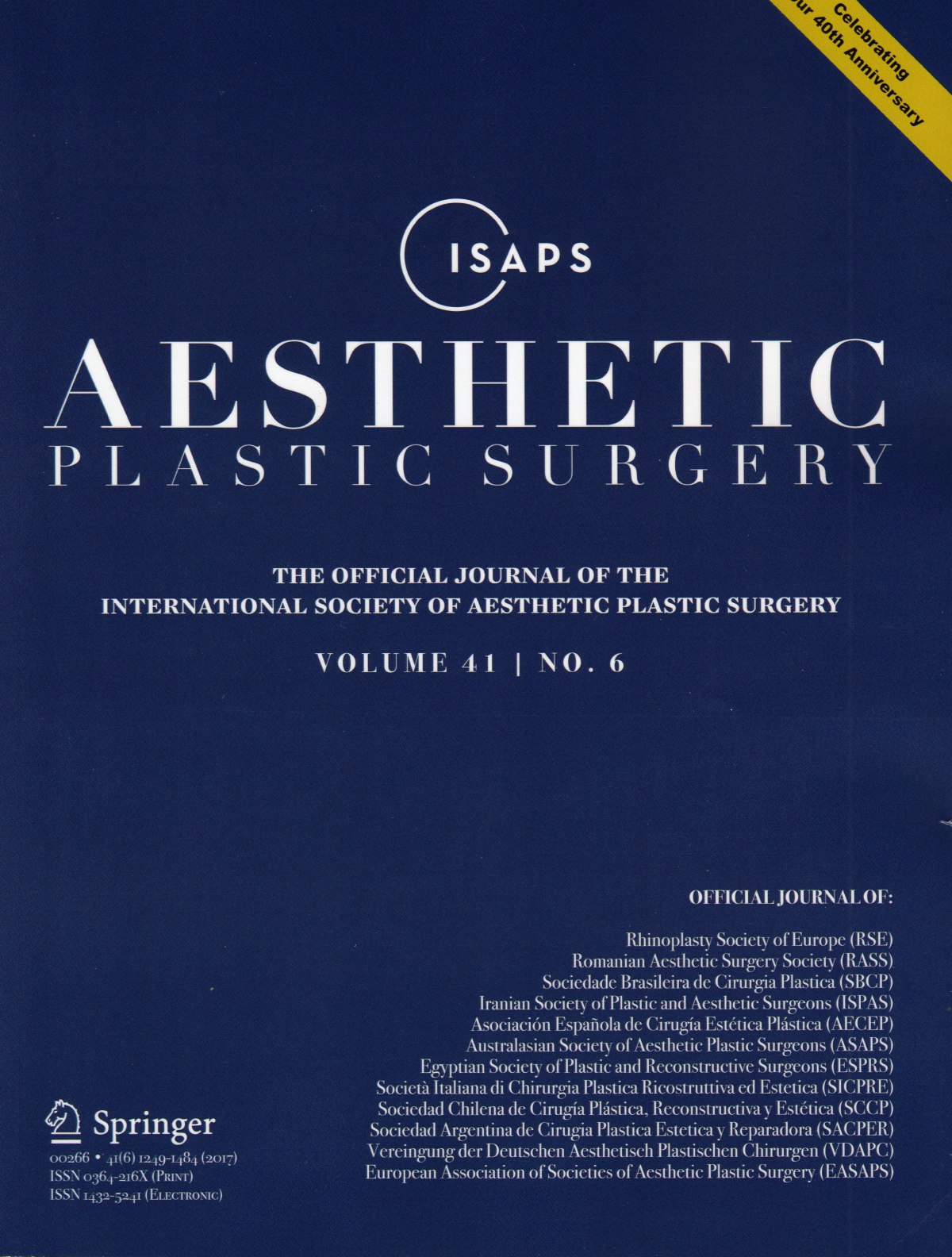 国际“美容整型外科”医学期刊来函邀请担任论文审稿人