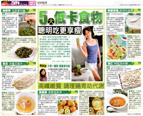這五類食物熱量低