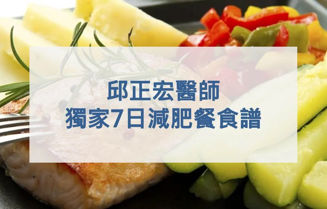 邱正宏醫師獨家7日減肥餐食譜