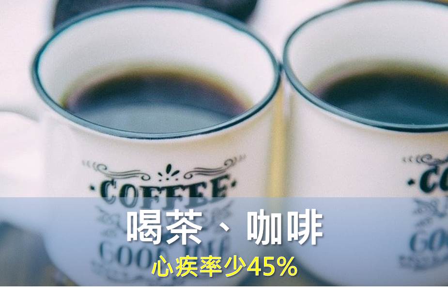 喝茶或咖啡 心疾率少45%